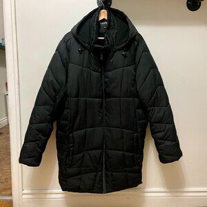 Black Puffer Winter Jacket Size Women's Plus 4X